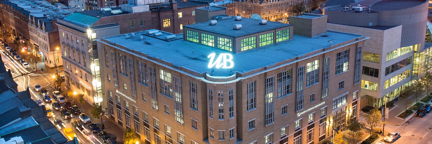 The University of Baltimore banner
