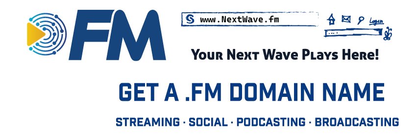 dotFM® | .FM Domains & Emoji Domains banner