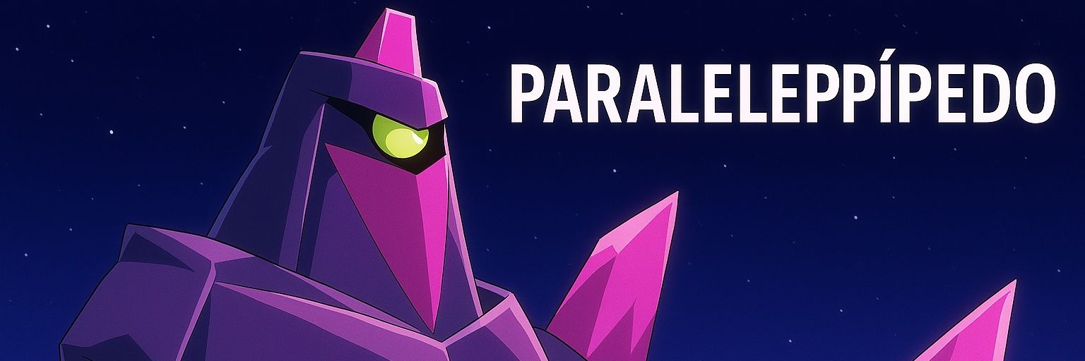 Paralelepípedo banner