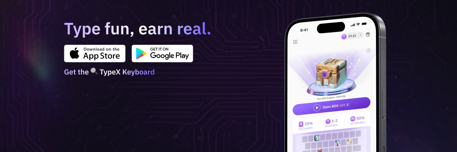 TypeX Keyboard banner