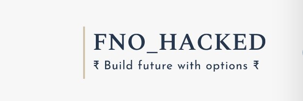 FnoHacked | Futures and Options banner