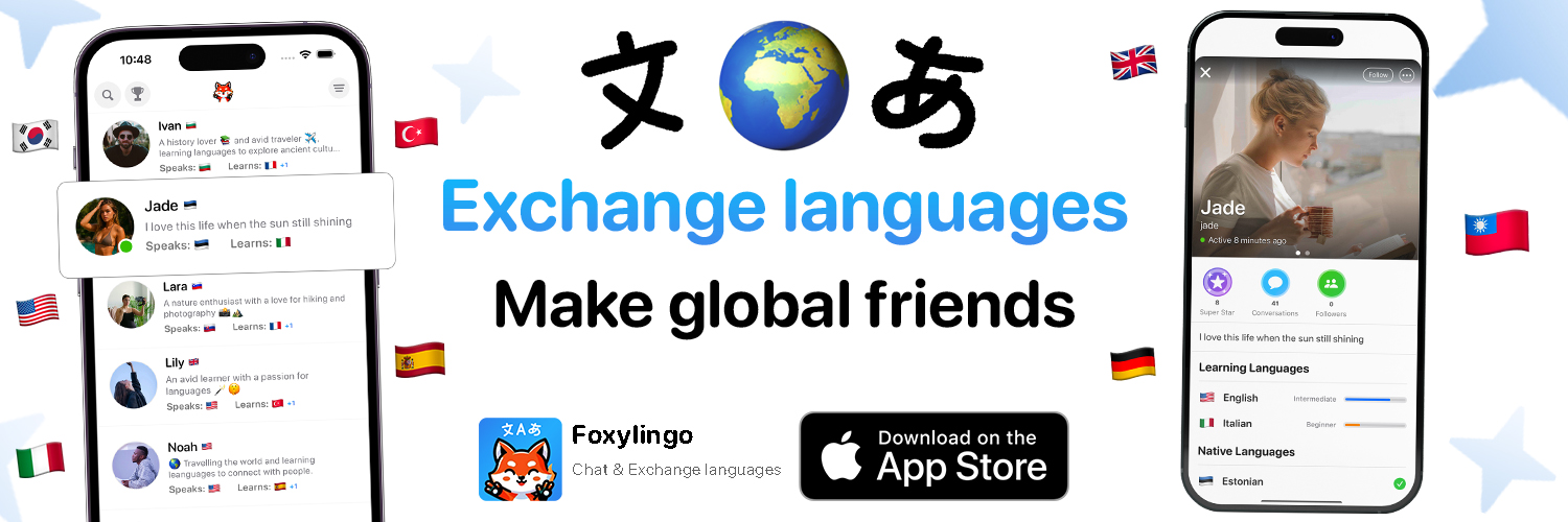 Foxylingo banner