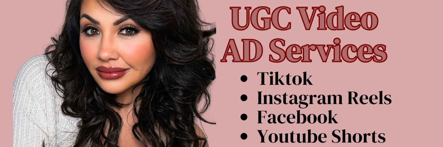 Ashley | UGC Creator banner