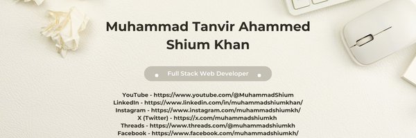 muhammadshiumkh Profile Banner