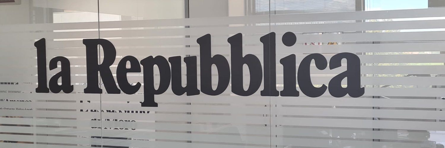 Repubblica's banner