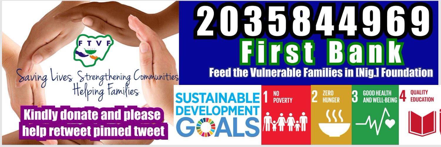 Feed The Vulnerable Families in Nigeria Foundation's banner