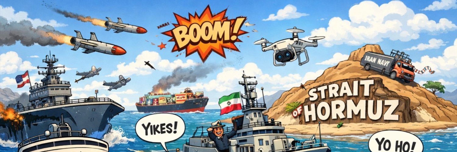 The Strait of Hormuz banner