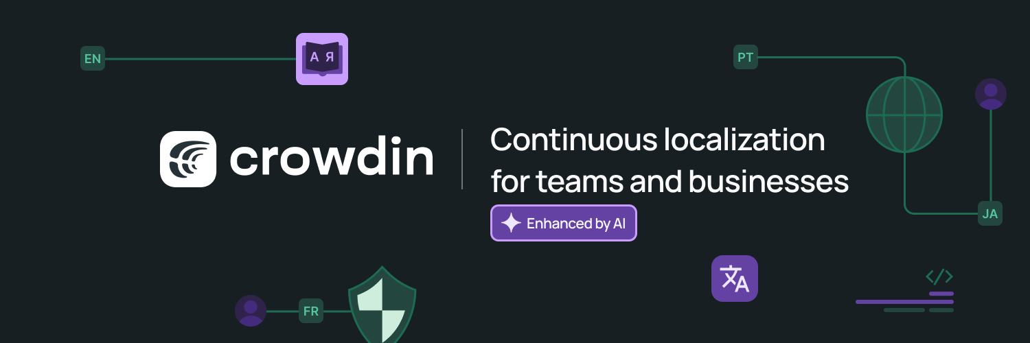 Crowdin banner