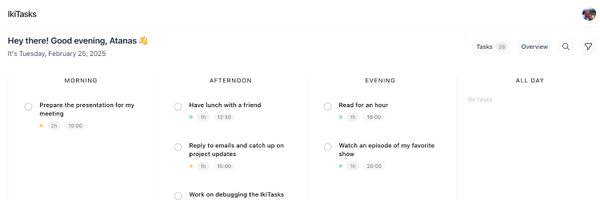 IkiTasks Profile Banner