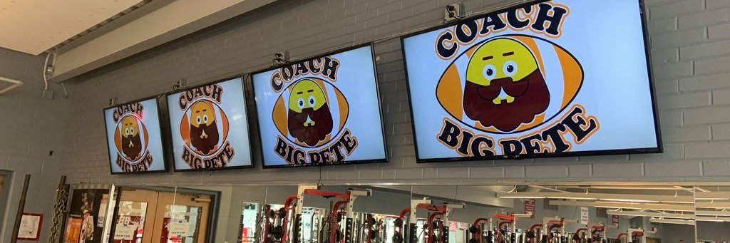 Peter "Coach Big Pete" Leinweber's banner