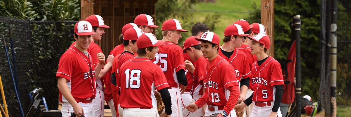 The Heights School banner