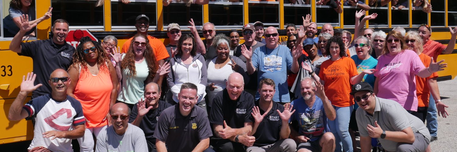 School Bus START banner