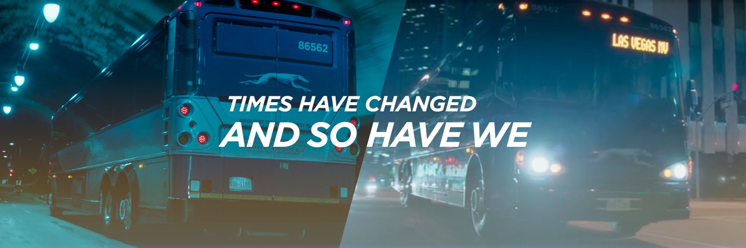 Greyhound Bus banner