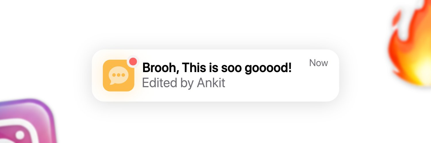 Ankit | Video Editor banner