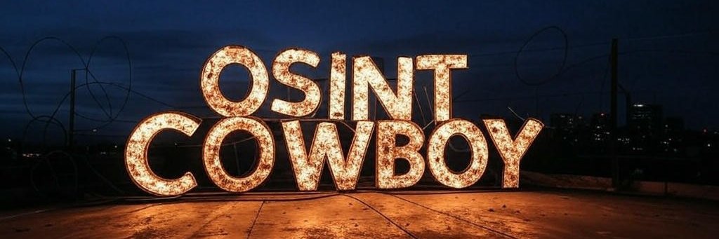 OSINT Cowboy banner