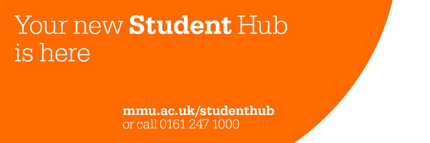 Mcr Met Student Hub banner