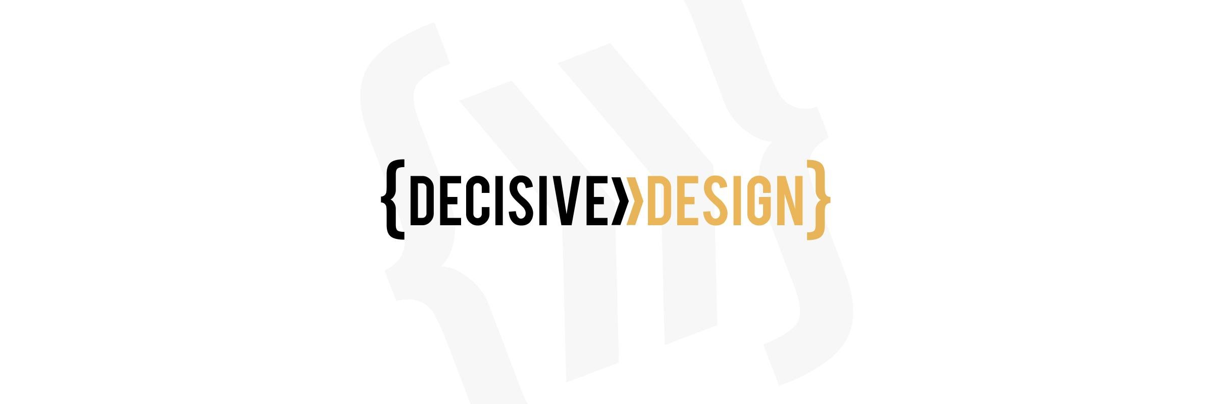 Decisive Design banner