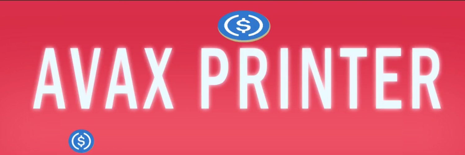 avax printer banner
