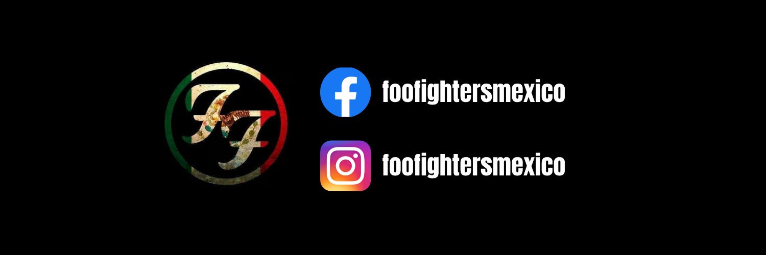 Foo Fighters México banner
