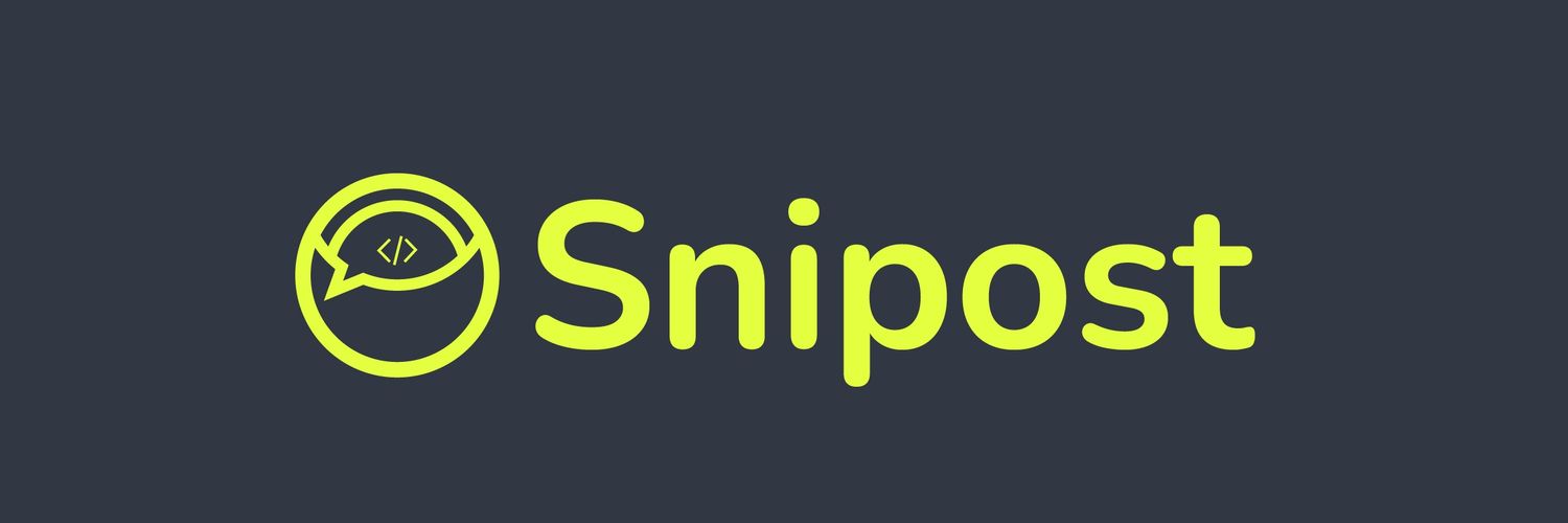 Snipost's banner