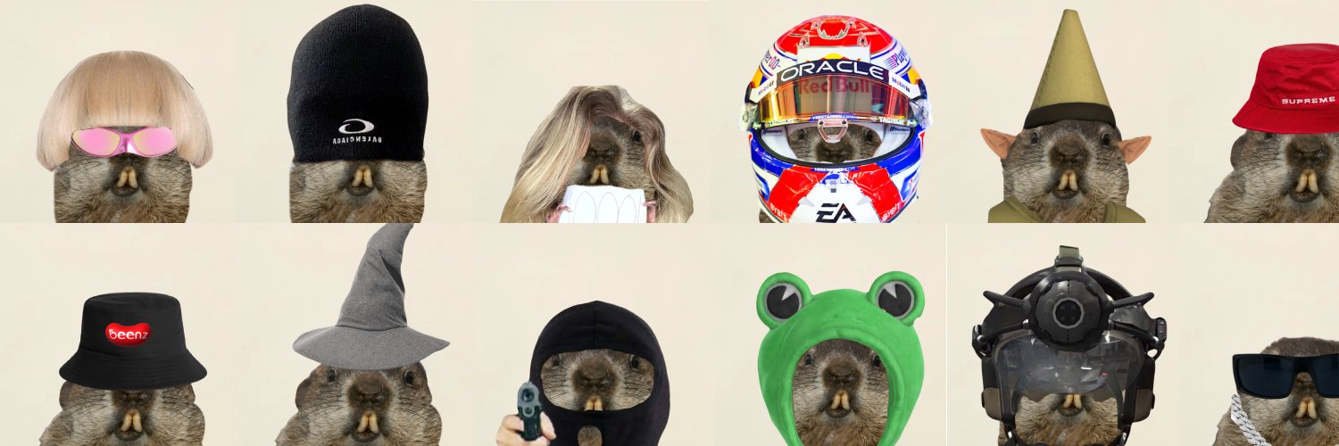 Chubbles the groundhog's banner