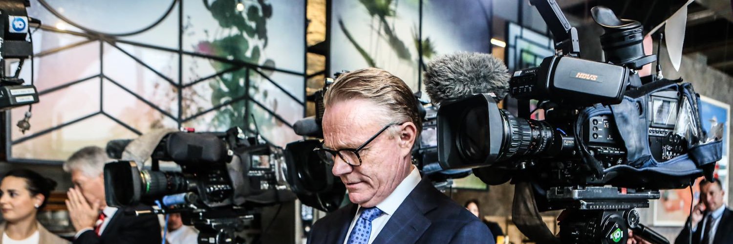 Hugh Riminton's banner