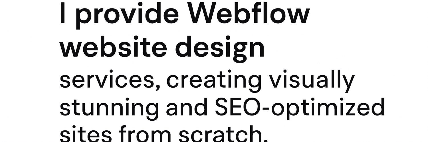 NIFEMI | WEBFLOW DEVELOPER banner