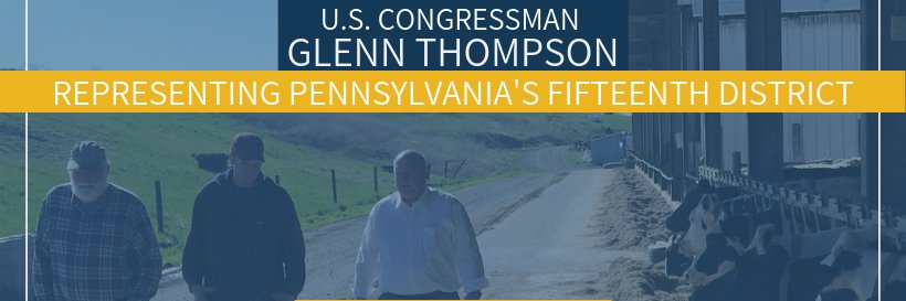 Glenn "GT" Thompson banner