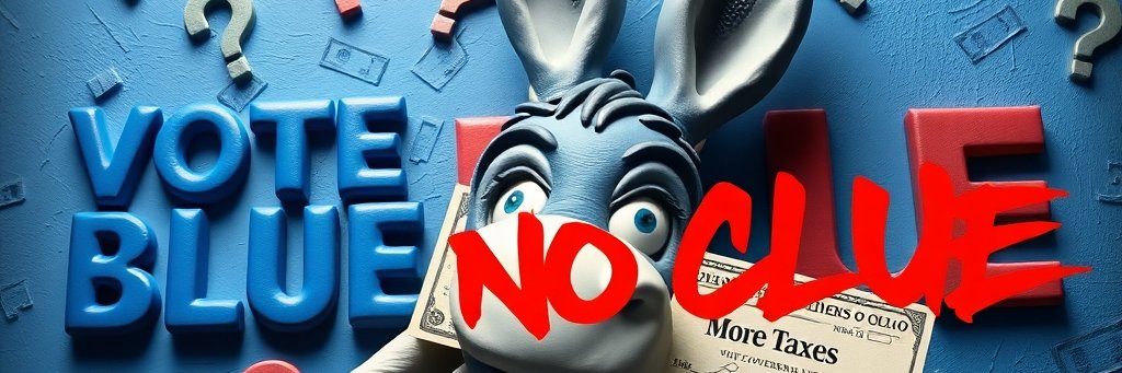 VoteBlueNoClue banner