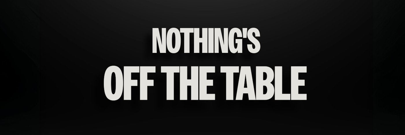 Nothing’s Off The Table with Louis Ruggiero banner