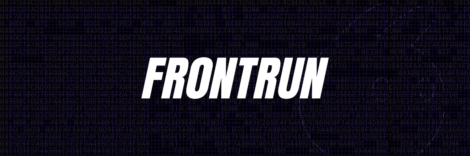 frontrun.pro banner