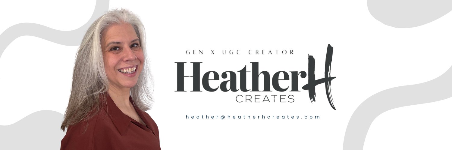 Heather | Middle Age UGC Creator banner