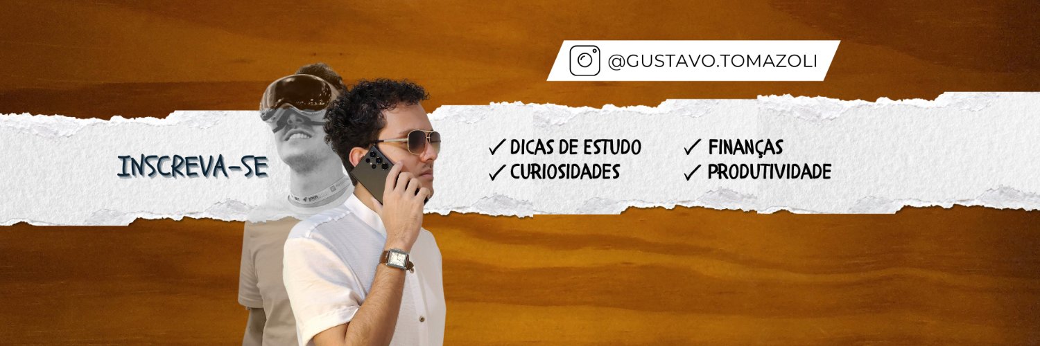 gustomazoli's profile banner image