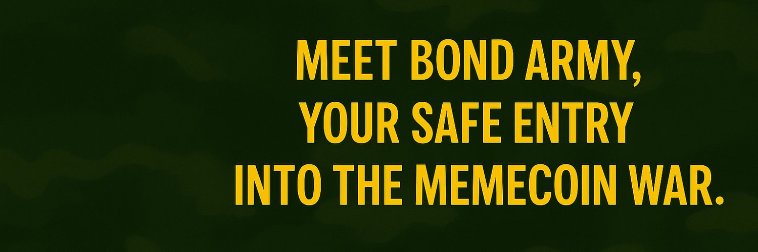 Bond Army banner