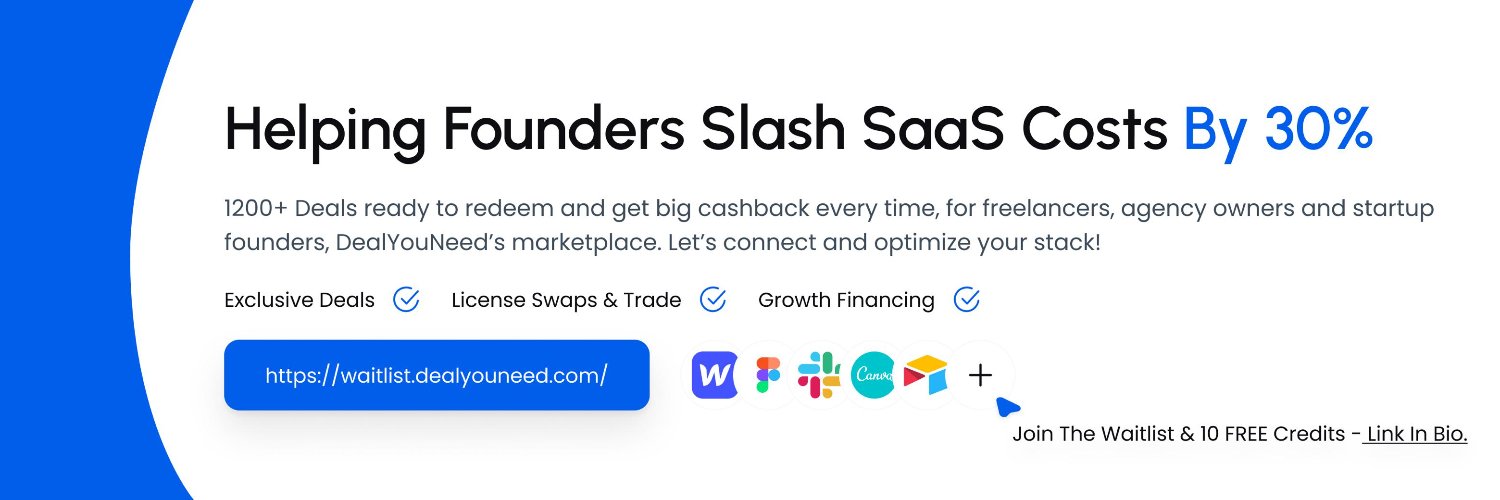 DealYouneed's profile banner image