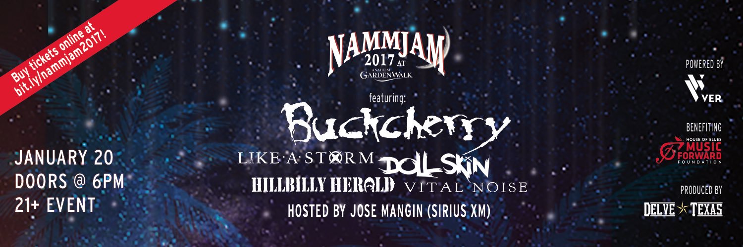 NAMMJAM 2017 banner