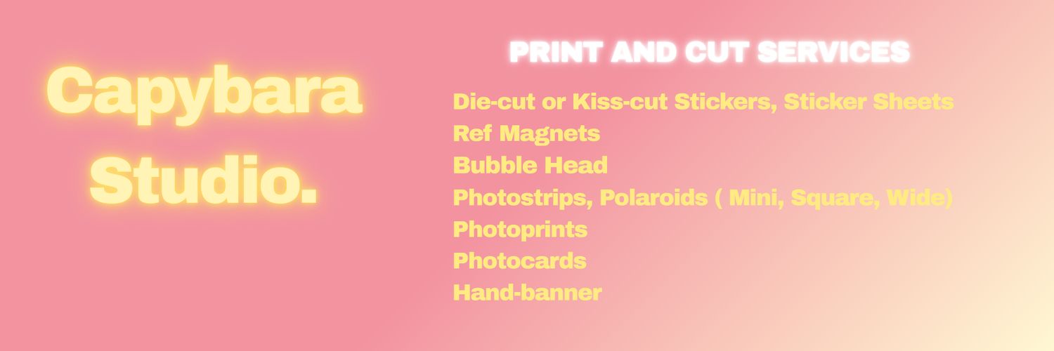 Capybara Studio lf Printing services banner
