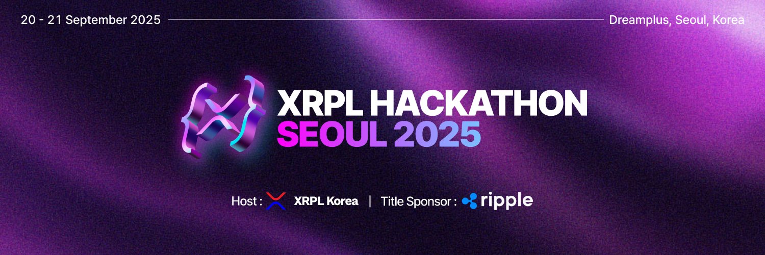 XRPL Hackathon Seoul 2025 banner