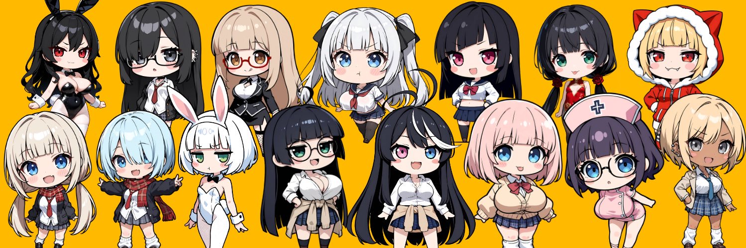 黄身グラフ🍳/AIart banner