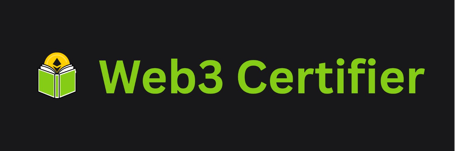 Web3 Certifier banner