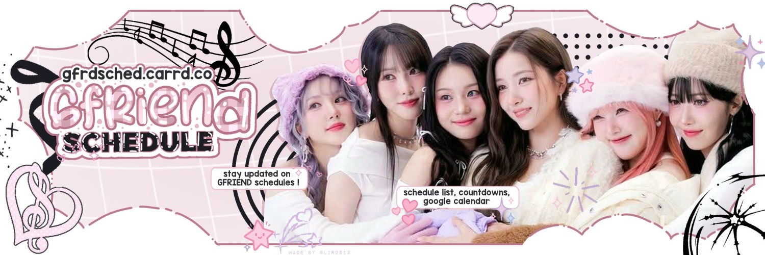 GFRIEND Schedule banner