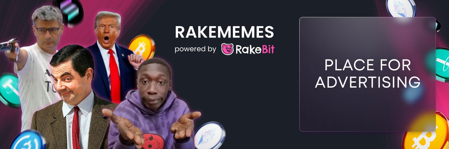 RakeBit Memes banner