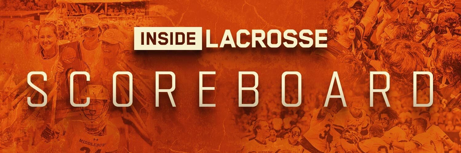 Inside Lacrosse's banner