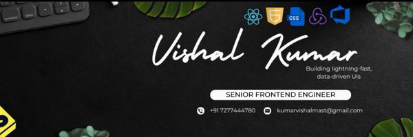 Vishal_react Profile Banner