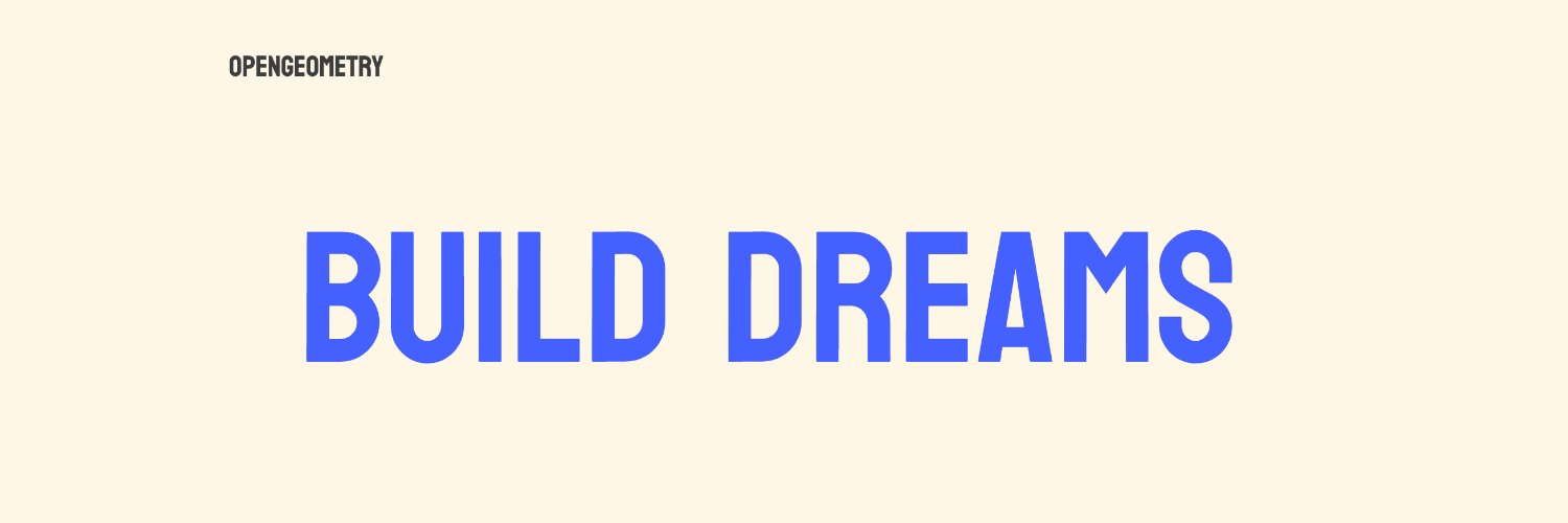 OpenGeometry banner