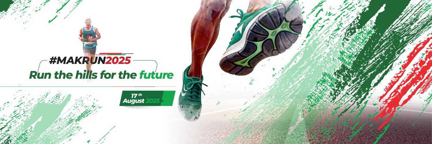 Makerere University Marathon's banner