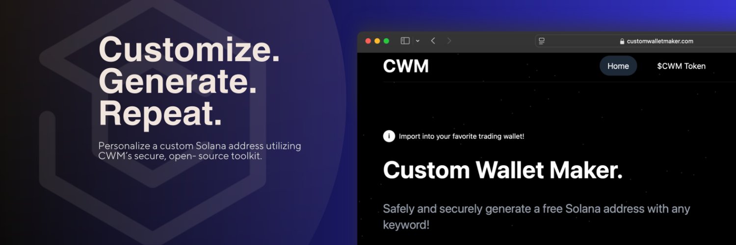 Custom Wallet Maker banner