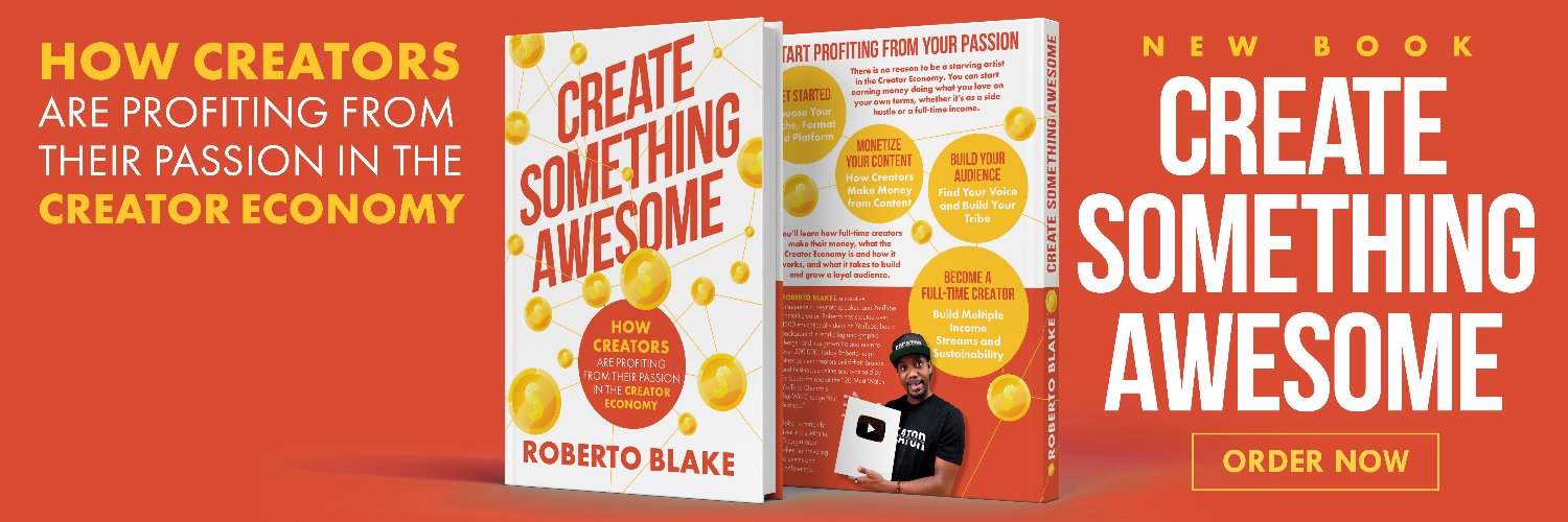 Roberto Blake 🇺🇸🇵🇦 Creative Entrepreneur's banner
