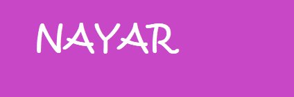 nayar banner
