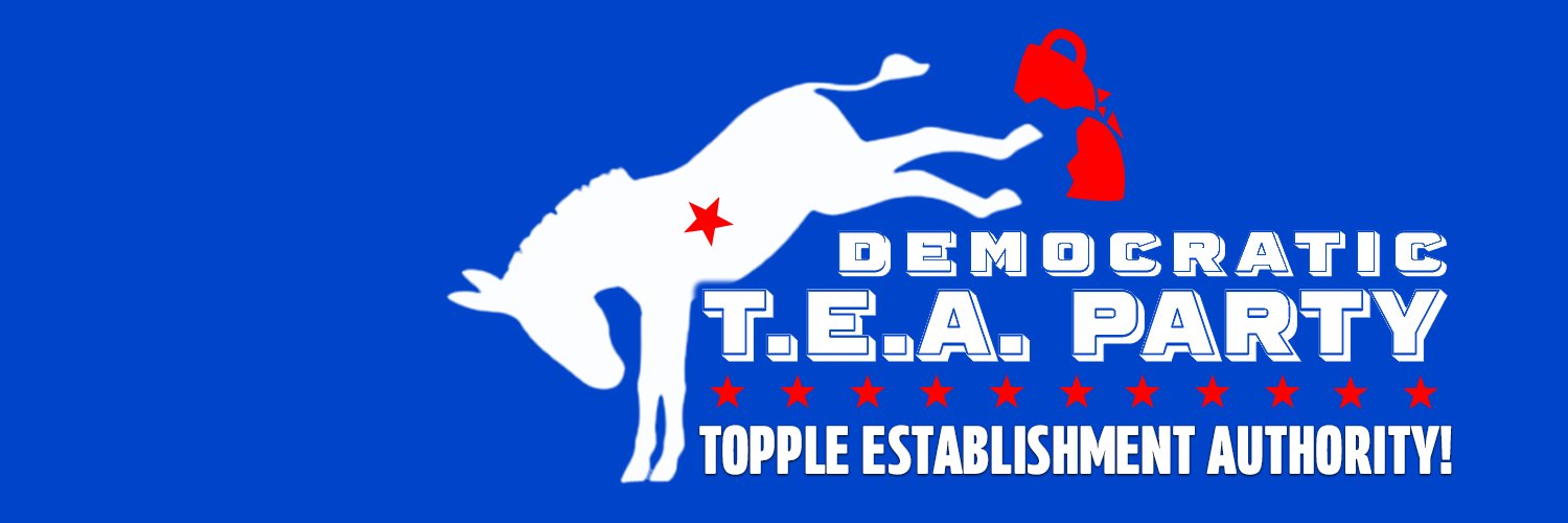 Democratic TEA Party Movement's banner